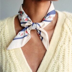 BNWT Sézane Margaret Blue Scarf